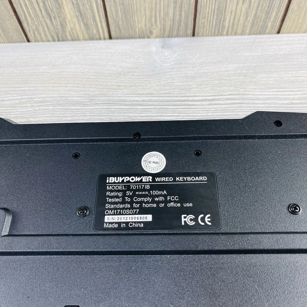 iBuyPower Model 70117IB Wired USB Keyboard Tested